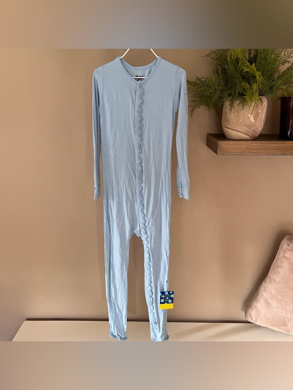 Kickee Pants ruffle coverall